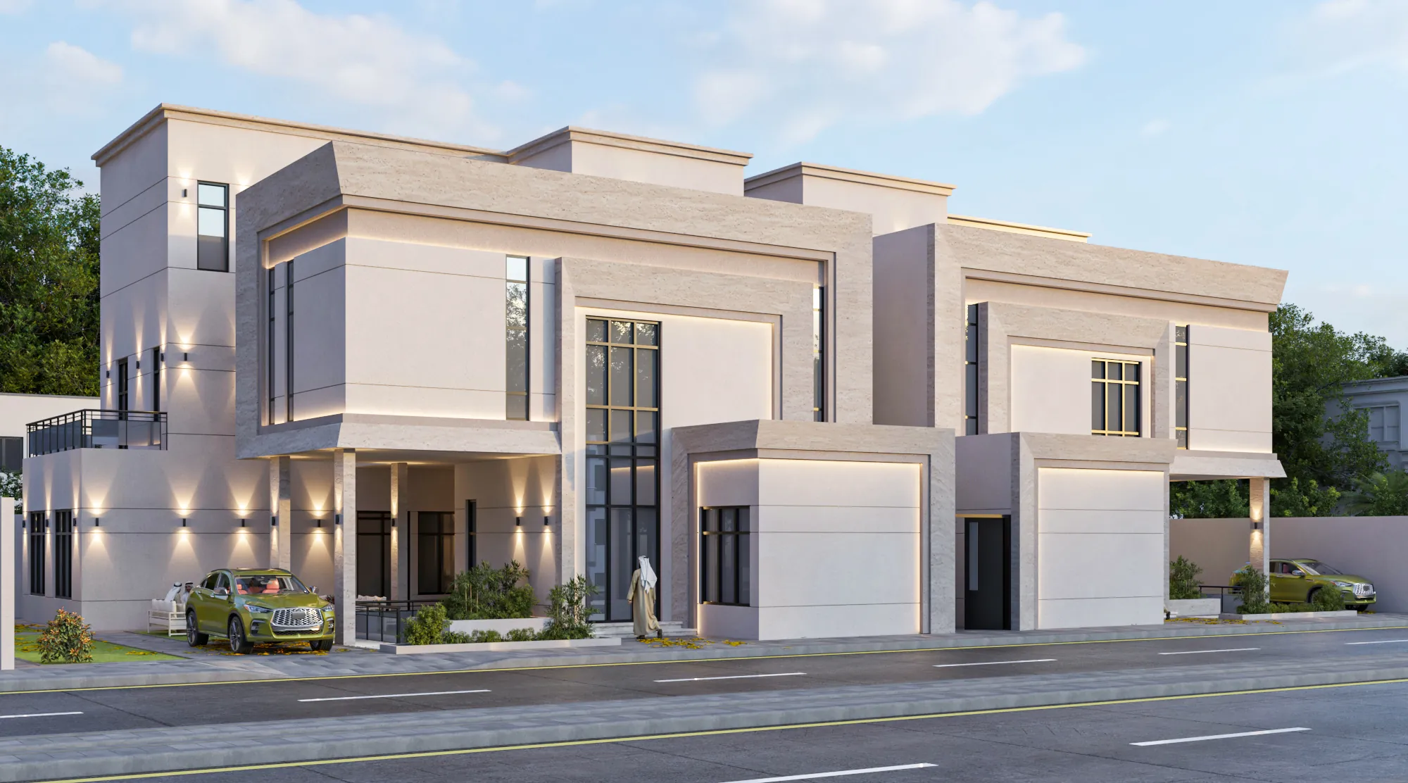 فيلا سكنيه دبلكس